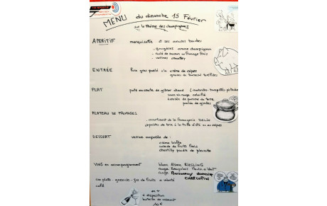 repas du club le 15 Février 2026